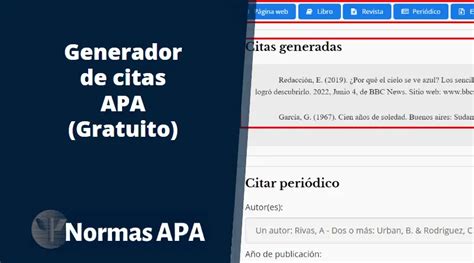 referencia en apa online|Generador de citas APA gratuito [Versión 2024]